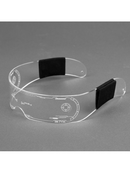 Светодиодные очки для вечеринки, батарейки CR2032×2, свечение мульти (RGB)
