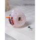 Ёлочная игрушка «Красный снеговичок», 8 см, 1 LED, от батареек AG13×3, свечение мульти (RGB)