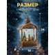 Светодиодная фигура «Олени в лесу» 14×24×8 см, пластик, от батареек ААх3, USB, свечение тёплое белое
