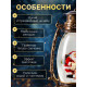 Светодиодная фигура «Дед Мороз с подарками» 14×23.5×11 см, пластик, от батареек ААх3, USB, свечение тёплое белое