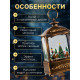 Светодиодная фигура «Новогодняя деревня» 14.5×22×8 см, пластик, от батареек ААх3, USB, свечение тёплое белое