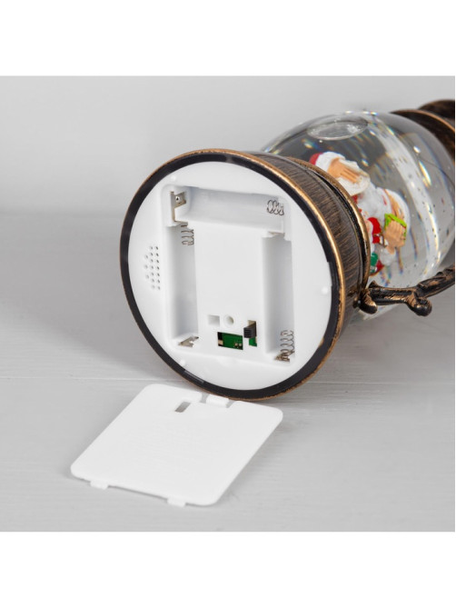 Светодиодная фигура «Два снеговика» 14×23.5×11 см, пластик, от батареек ААх3, USB, свечение тёплое белое