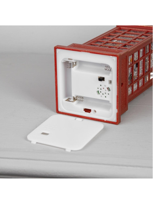 Светодиодная фигура «Дед Мороз и олень» 9×20×8 см, пластик, от батареек ААх3, USB, свечение тёплое белое