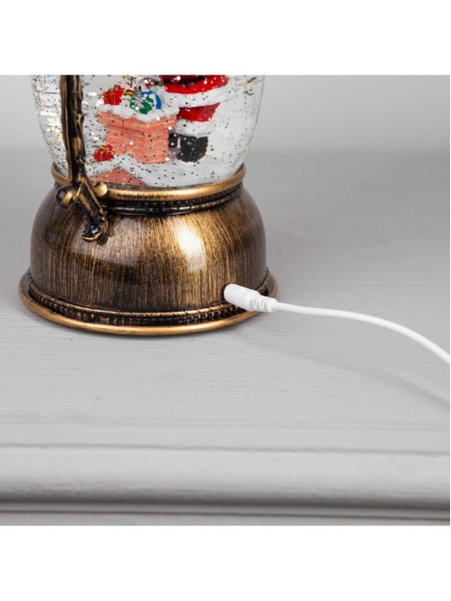 Светодиодная фигура «Два снеговика» 14×23.5×11 см, пластик, от батареек ААх3, USB, свечение тёплое белое
