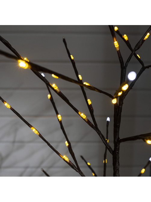 Светодиодное дерево 1.5 м, 224 LED, мерцание, 220 В, свечение белое