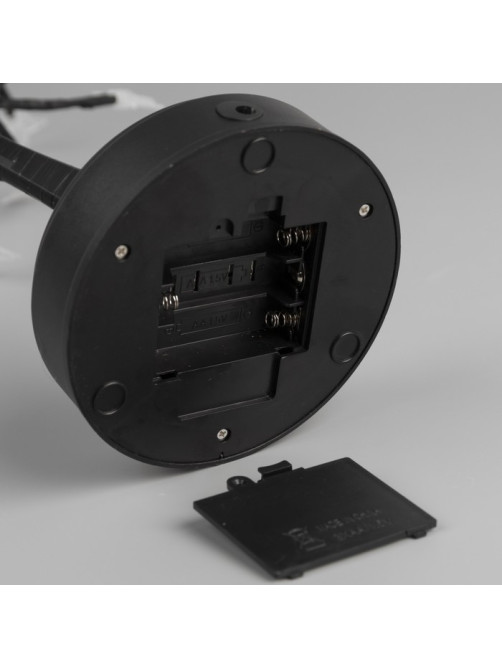 Светодиодный куст «Цветы» 45 см, 24 LED, постоянное свечение, от батареек AAx3, USB, свечение тёплое белое