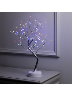 Светодиодный куст «Ива» 45 см, 108 LED, постоянное свечение, от батареек AAx3, USB, свечение мульти