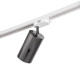 Светильник трековый BayerLux Simple «Алисер» GU10, 220 В, 7.5×7.5×20 см, чёрный хром