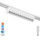 Светильник трековый BayerLux SLIM «Книжка-22», LED, 12 Вт, 3000K-6000К, 48 В, CRI90, 3.2×3.8×22.8 см, белый