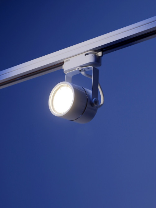 Трековый светильник Luazon Lighting под лампу Gu10, круглый, белый