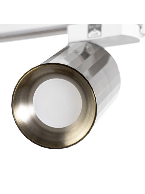 Светильник трековый BayerLux Simple «Алисер» GU10, 220 В, 7.5×7.5×20 см, бронза