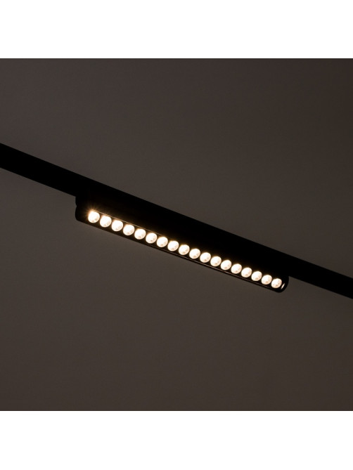 Светильник трековый BayerLux SLIM «Книжка-33», LED, 18 Вт, 3000K-6000К, 48 В, CRI90, 3.2×3.8×33.6 см, чёрный