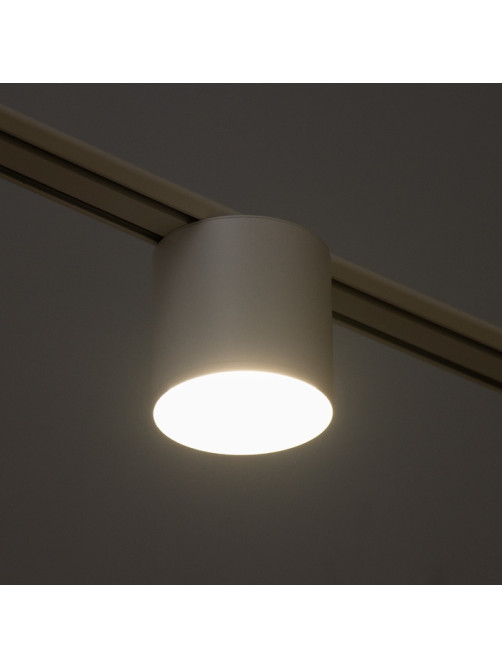 Светильник трековый BayerLux SLIM «Бочонок», LED, 8 Вт, 3000K-6000К, 48 В, CRI90, 8×8×6.2 см, белый