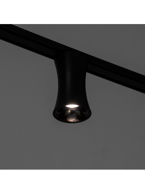 Светильник трековый BayerLux SLIM «Лотос», LED, 12 Вт, 3000K-6000К, 48 В, CRI90, 8×8×12.5 см, чёрный