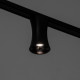 Светильник трековый BayerLux SLIM «Лотос», LED, 12 Вт, 3000K-6000К, 48 В, CRI90, 8×8×12.5 см, чёрный