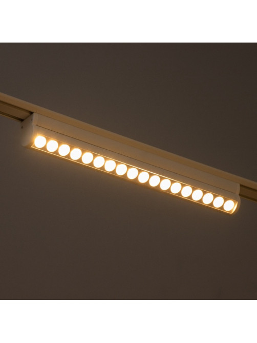 Светильник трековый BayerLux SLIM «Книжка-33», LED, 18 Вт, 3000K-6000К, 48 В, CRI90, 3.2×3.8×33.6 см, белый