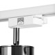 Светильник трековый BayerLux Simple «Алисер» GU10, 220 В, 7.5×7.5×20 см, чёрный хром