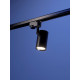 Трековый светильник Luazon Lighting под лампу Gu10, цилиндрический, чёрный