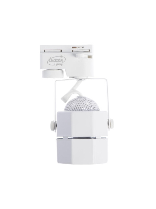 Трековый светильник Luazon Lighting под лампу Gu10, восьмигранный, белый