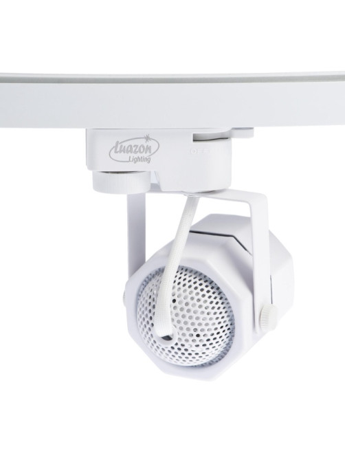 Трековый светильник Luazon Lighting под лампу Gu10, восьмигранный, белый