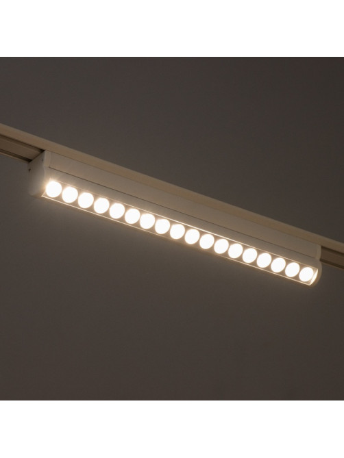 Светильник трековый BayerLux SLIM «Книжка-33», LED, 18 Вт, 3000K-6000К, 48 В, CRI90, 3.2×3.8×33.6 см, белый
