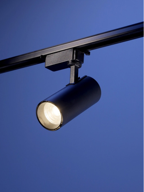 Трековый светильник Luazon lighting, LTL-008, 20 Вт, 1400 Лм, 4000 K, чёрный, свечение нейтральное белое