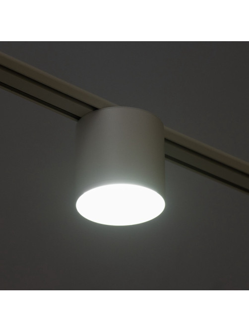 Светильник трековый BayerLux SLIM «Бочонок», LED, 8 Вт, 3000K-6000К, 48 В, CRI90, 8×8×6.2 см, белый