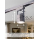 Трековый светильник Luazon Lighting под лампу Gu10, восьмигранный, белый