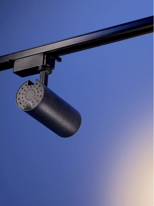 Трековый светильник Luazon lighting, LTL-008, 20 Вт, 1400 Лм, 4000 K, чёрный, свечение нейтральное белое