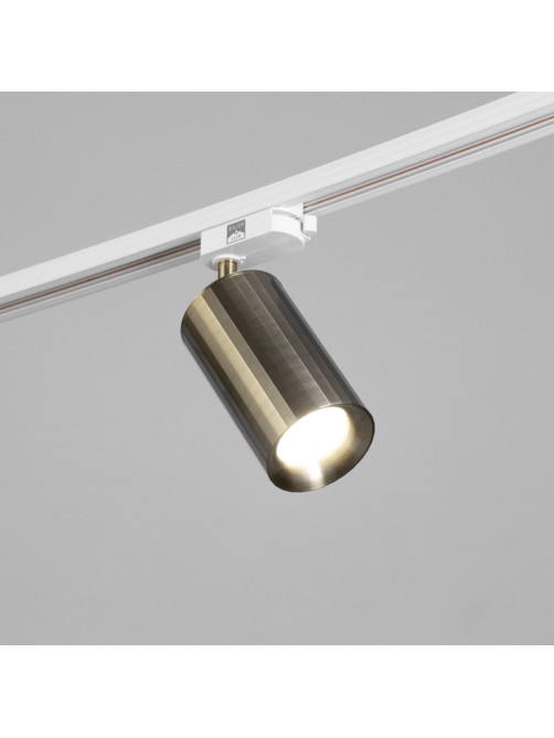 Светильник трековый BayerLux Simple «Алисер» GU10, 220 В, 7.5×7.5×20 см, бронза