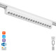 Светильник трековый BayerLux SLIM «Книжка-33», LED, 18 Вт, 3000K-6000К, 48 В, CRI90, 3.2×3.8×33.6 см, белый