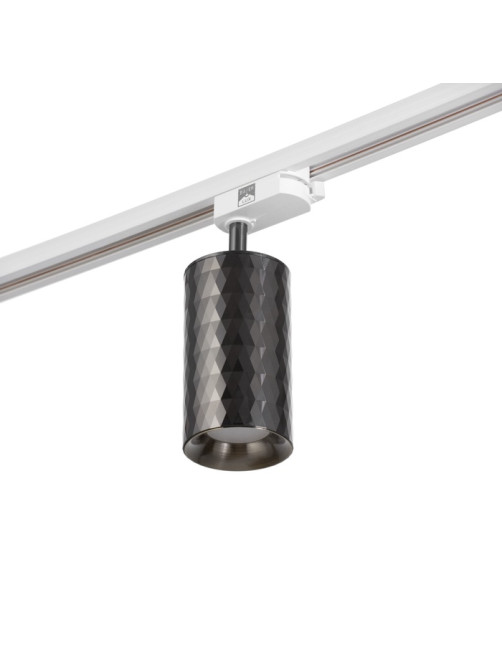 Светильник трековый BayerLux Simple «Андри» GU10, 220 В, 7.5×7.5×20 см, чёрный хром