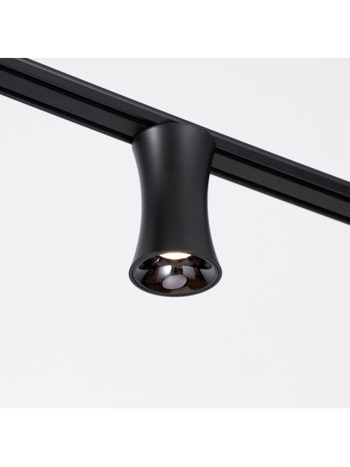 Светильник трековый BayerLux SLIM «Лотос», LED, 12 Вт, 3000K-6000К, 48 В, CRI90, 8×8×12.5 см, чёрный