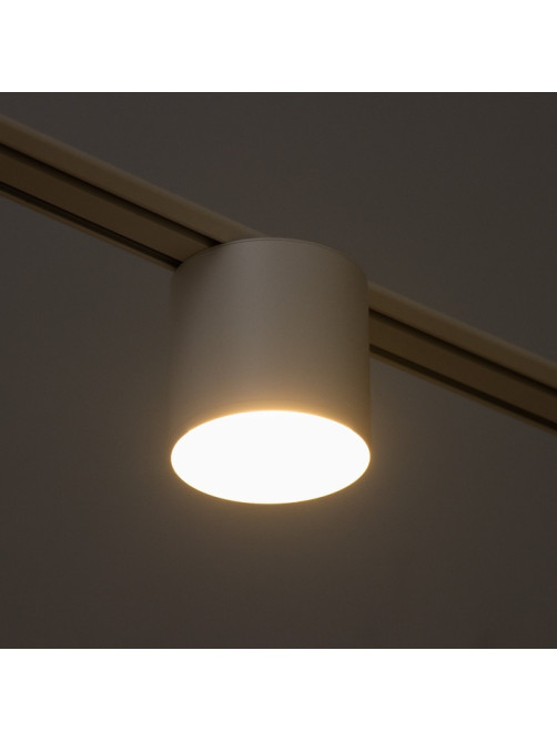 Светильник трековый BayerLux SLIM «Бочонок», LED, 8 Вт, 3000K-6000К, 48 В, CRI90, 8×8×6.2 см, белый