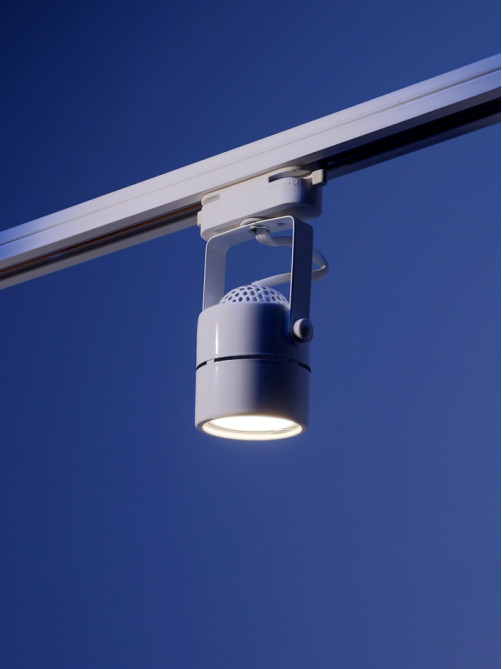 Трековый светильник Luazon Lighting под лампу Gu10, круглый, белый