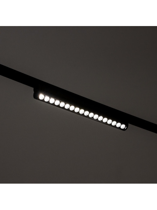 Светильник трековый BayerLux SLIM «Книжка-33», LED, 18 Вт, 3000K-6000К, 48 В, CRI90, 3.2×3.8×33.6 см, чёрный