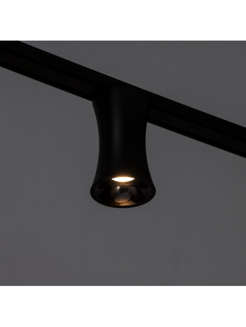 Светильник трековый BayerLux SLIM «Лотос», LED, 12 Вт, 3000K-6000К, 48 В, CRI90, 8×8×12.5 см, чёрный