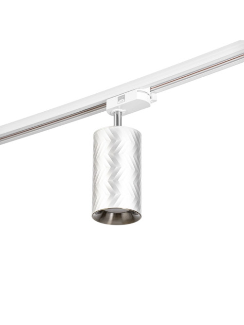 Светильник трековый BayerLux Simple «Астер» GU10, 220 В, 7.5×7.5×20 см, серебро