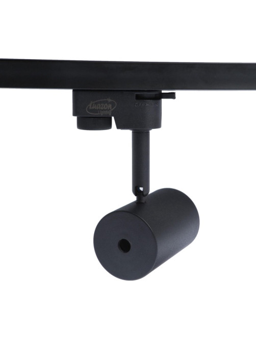 Трековый светильник Luazon Lighting под лампу Gu10, цилиндрический, чёрный
