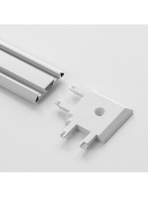 Коннектор угловой SLIM г-образный, 4-жильный, белый, 0.7×4×2 см