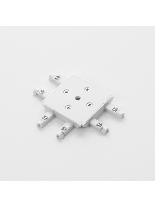 Коннектор SLIM т-образный, 4-жильный, белый, 0.7×4×2 см