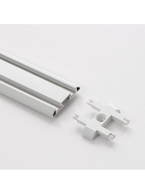Коннектор прямой SLIM i-образный, 4-жильный, белый, 0.7×4×2 см