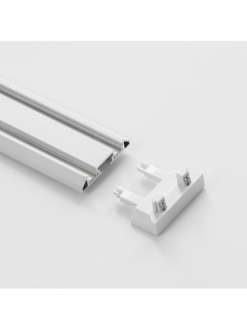 Коннектор стена-потолок SLIM г-образный, 4-жильный, белый, 0.7×4×2 см