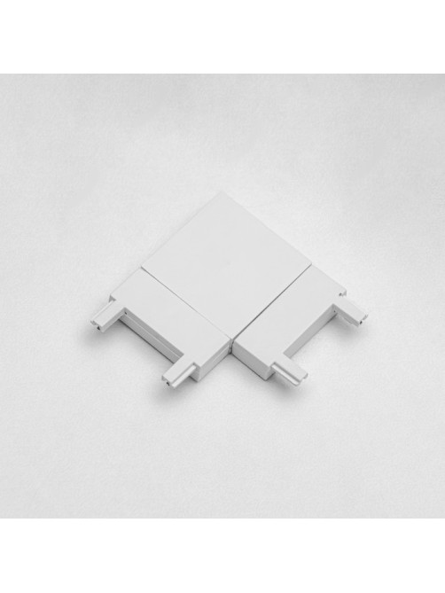 Коннектор ультратонкий г-образный Ultra, белый, 3.6×3.6×0.6 см