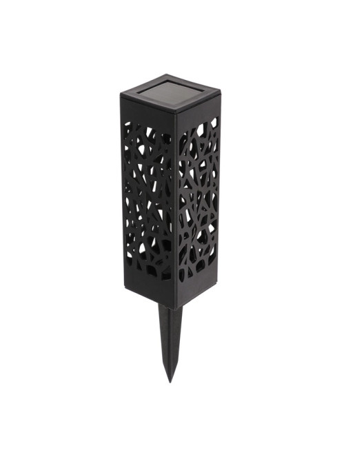 Садовый светильник «Ажурный», уличный, на солнечной батарее, 6×29×6 см, 1 LED, свечение тёплое белое