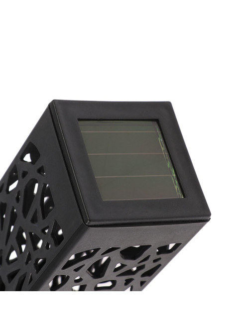 Садовый светильник «Ажурный», уличный, на солнечной батарее, 6×29×6 см, 1 LED, свечение тёплое белое