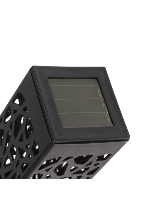 Садовый светильник «Ажурный», уличный, на солнечной батарее, 6×29×6 см, 1 LED, свечение белое