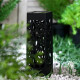 Садовый светильник «Ажурный», уличный, на солнечной батарее, 6×29×6 см, 1 LED, свечение белое