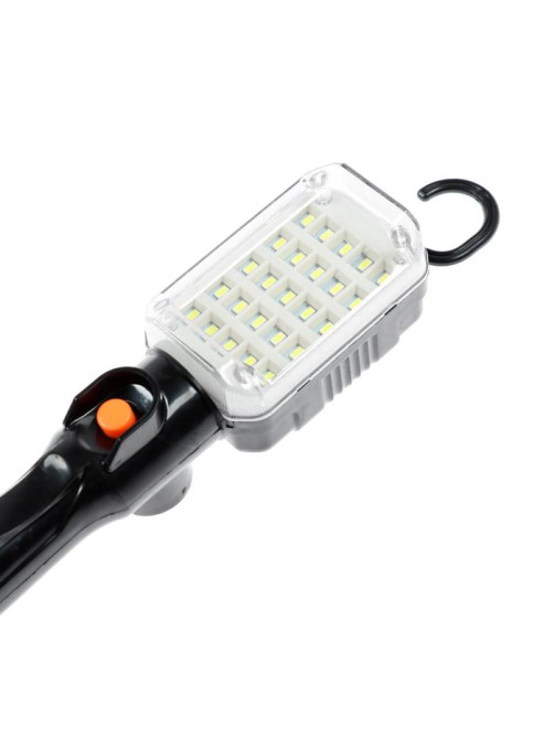 Светильник переносной светодиодный Luazon Lighting с выключателем, 12 Вт, 25 LED, 5 м, чёрный