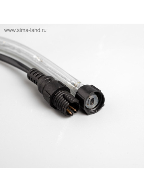 Световой шнур Luazon Lighting 10 мм, IP65, 10 м, 24 LED/м, 220 В, 8 режимов, свечение белое